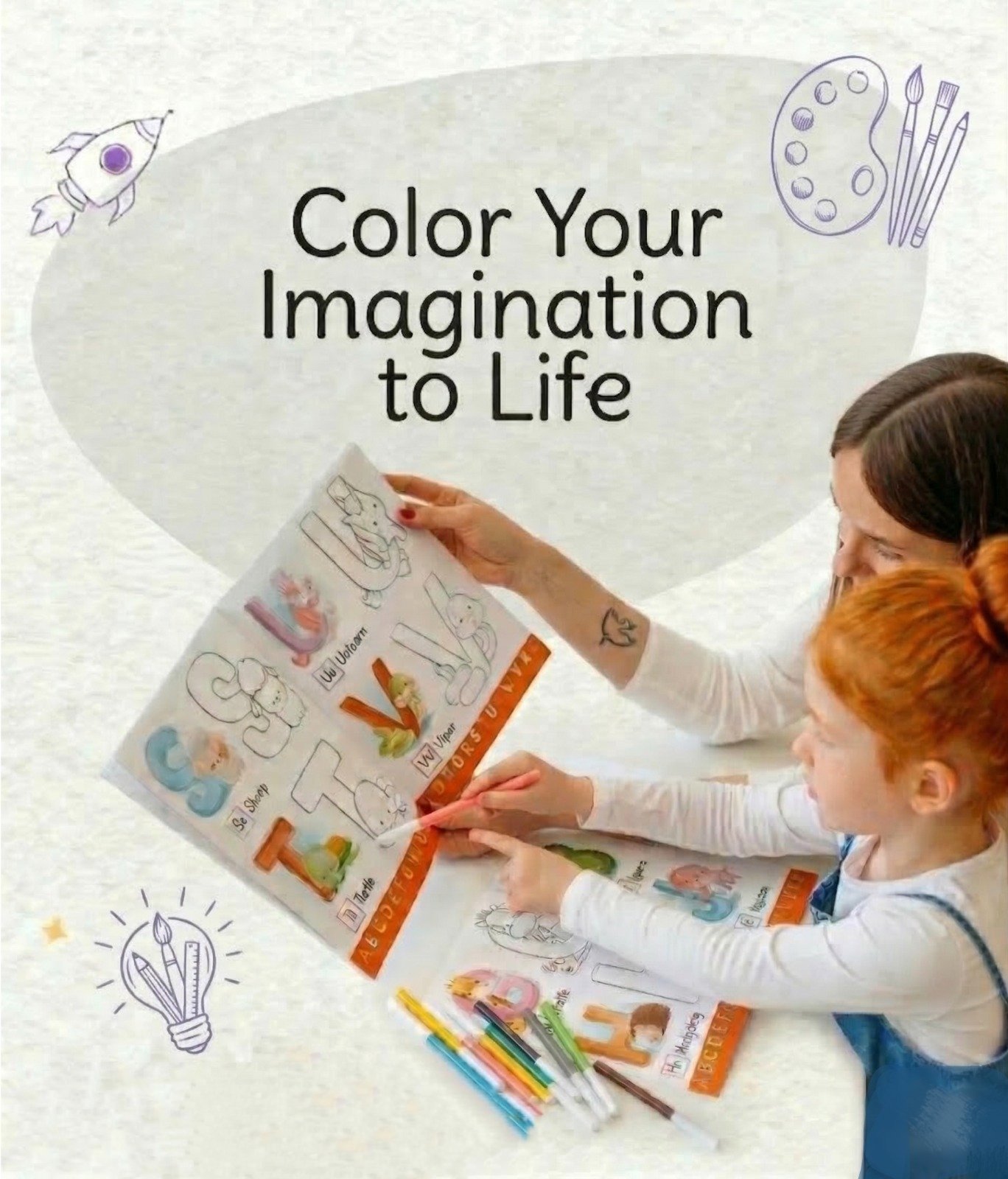 Coloring books for children — creative learning